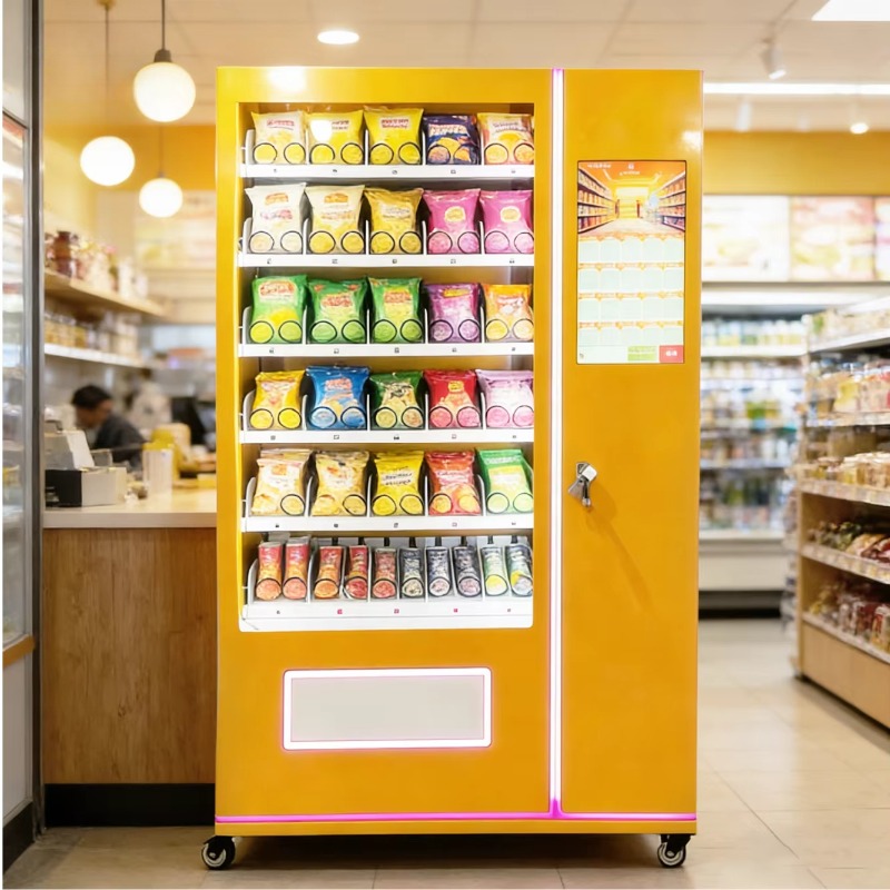 Food Snacks Vending Machine - Máquina Automática de Venda de Snacks,