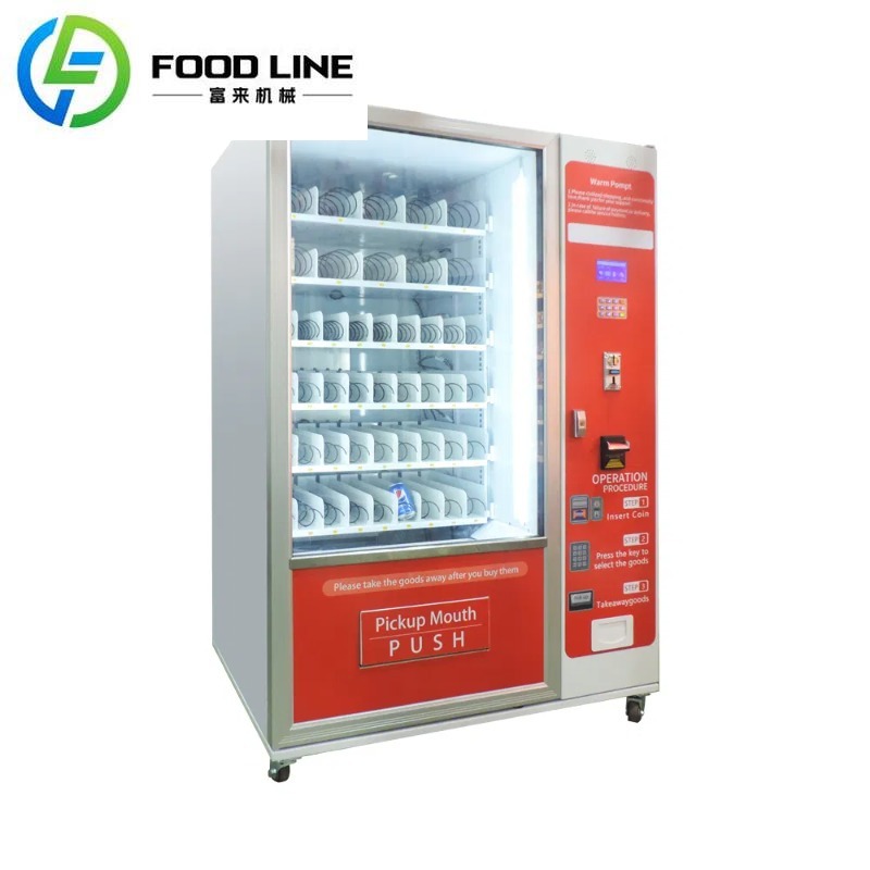 Máquina de Venda Automática Pe - Food Snacks Vending Machine avaliação e preço