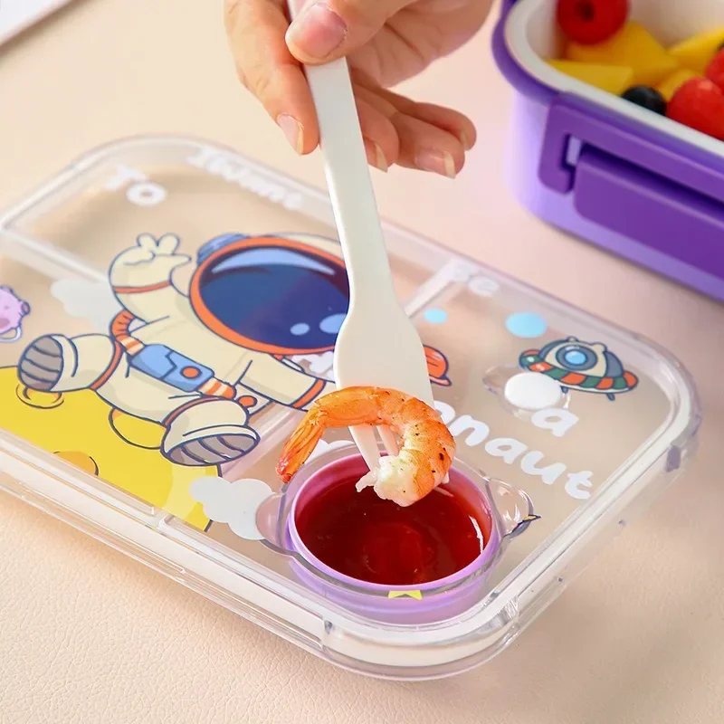Lancheira bento de desenho ani - Food Snacks For Toddlers avaliação e preço