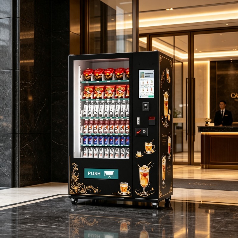 Máquina de Venda Automática de - Food Snacks Vending Machine avaliação e preço