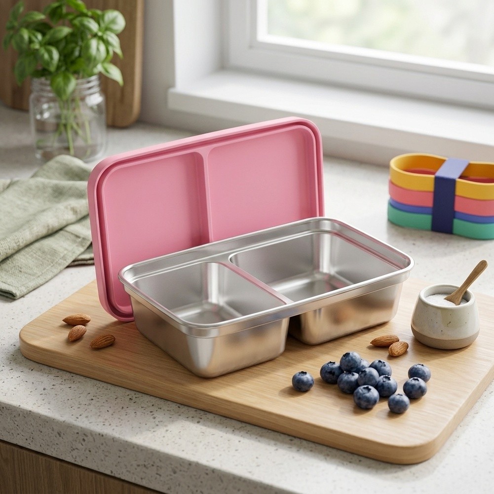 Lancheira Infantil de Aço Inox - Food Snacks For Toddlers avaliação e preço